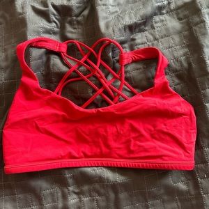 Lululemon Free to be Wild Bra Dark Red